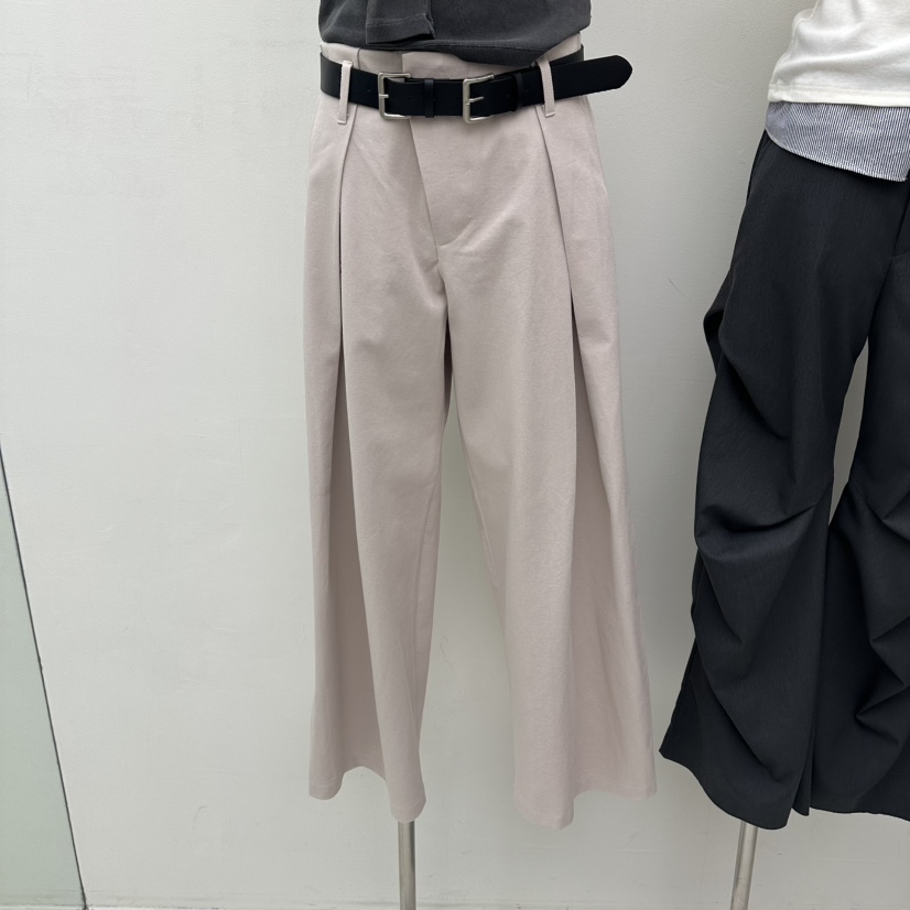 CHAV韓國東大門直郵女士新款人氣推薦26春夏休閑褲不含腰帶CHAV休閑褲圖色1