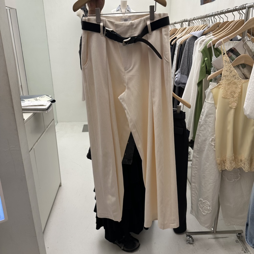 CHAV韓國東大門直郵女士新款人氣推薦26春夏休閑褲不含腰帶CHAV休閑褲圖色2