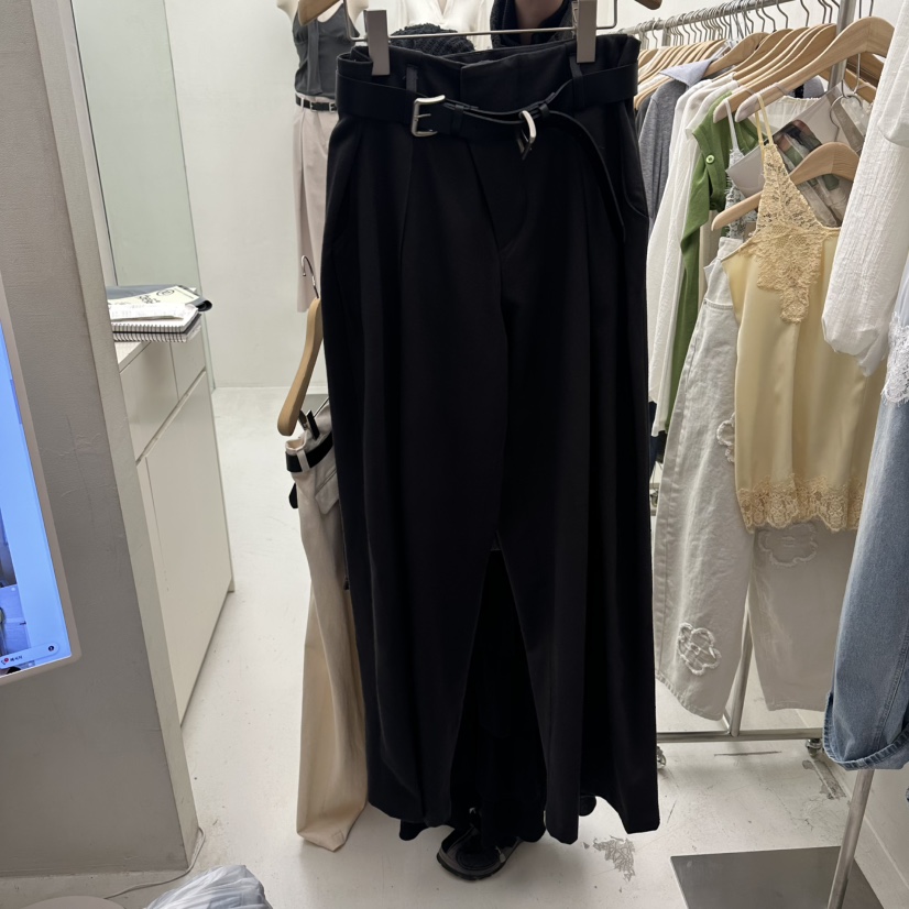 CHAV韓國東大門直郵女士新款人氣推薦26春夏休閑褲不含腰帶CHAV休閑褲圖色3