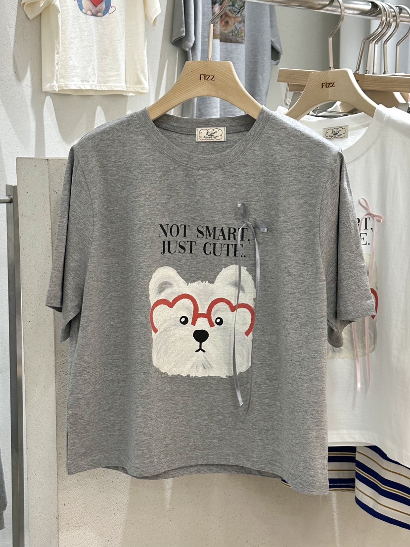 FIZZ韓國代購女士新款職業時尚熱賣休閑人氣推薦26春夏T恤FIZZT恤圖色2