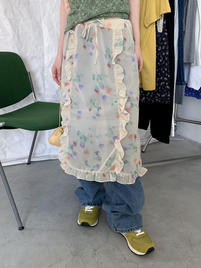 JKICHI韓國直郵女裝新款熱賣人氣26春夏職業推薦休閑長裙JKICHI長裙圖色1