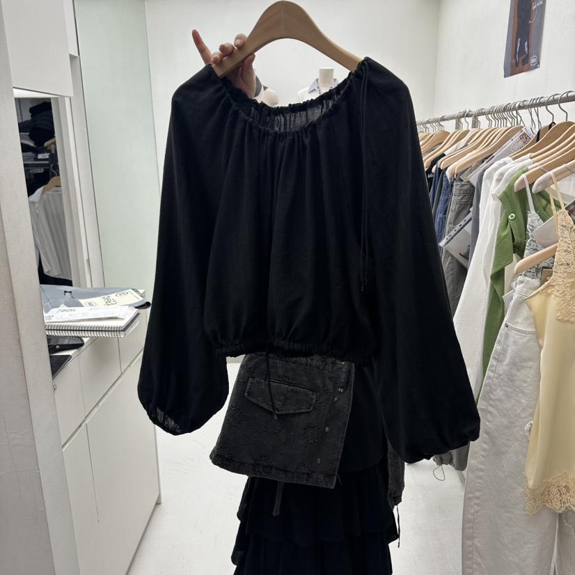 CHAV韓國直郵實拍女士新品時尚職業休閑推薦人氣襯衫蕾絲衫CHAV襯衫/蕾絲衫圖色2