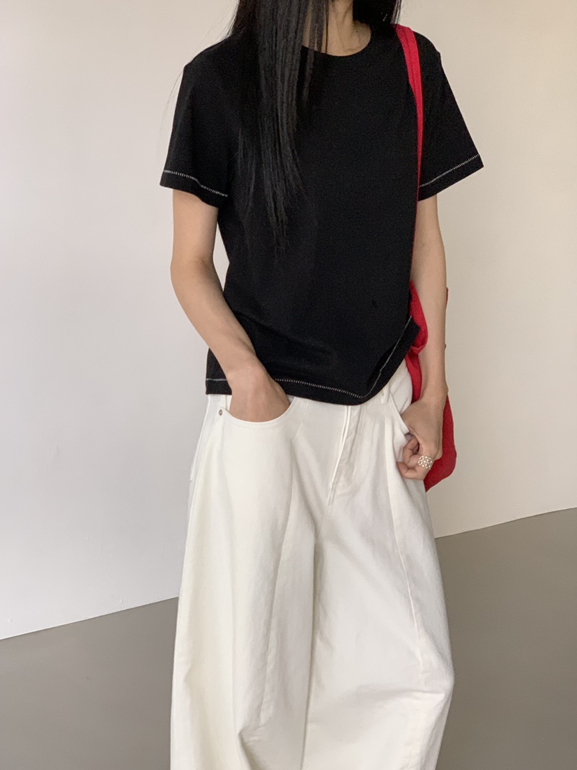 RIVER RAIN韓國直郵女裝新品休閑職業熱賣26春夏推薦T恤RIVER RAINT恤