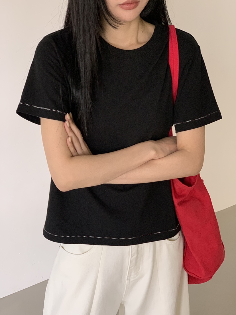 RIVER RAIN韓國直郵女裝新品休閑職業熱賣26春夏推薦T恤RIVER RAINT恤