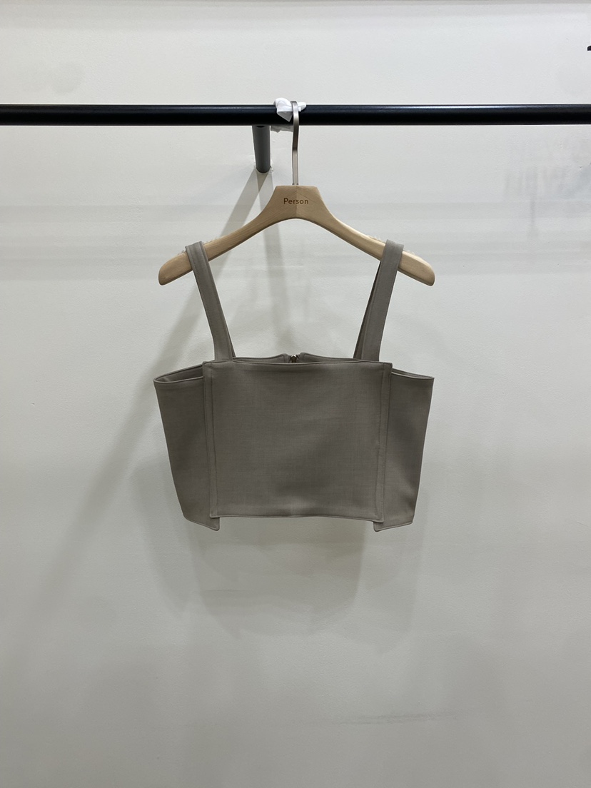 PERSON韓國東大門直郵女裝新款熱賣26春夏人氣休閑吊帶背心PERSON吊帶/背心圖色1