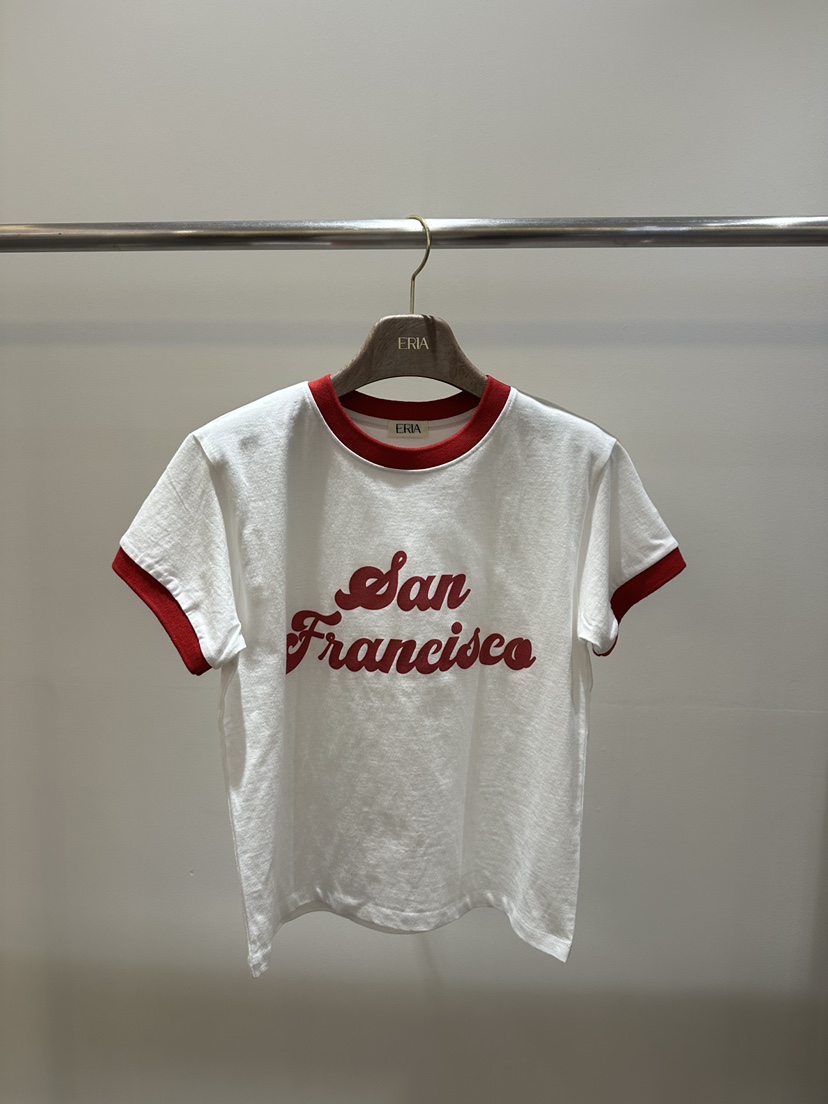 HUE/ERIA韓國直郵女士新品熱賣休閑人氣26春夏時尚推薦T恤HUE/ERIAT恤圖色1