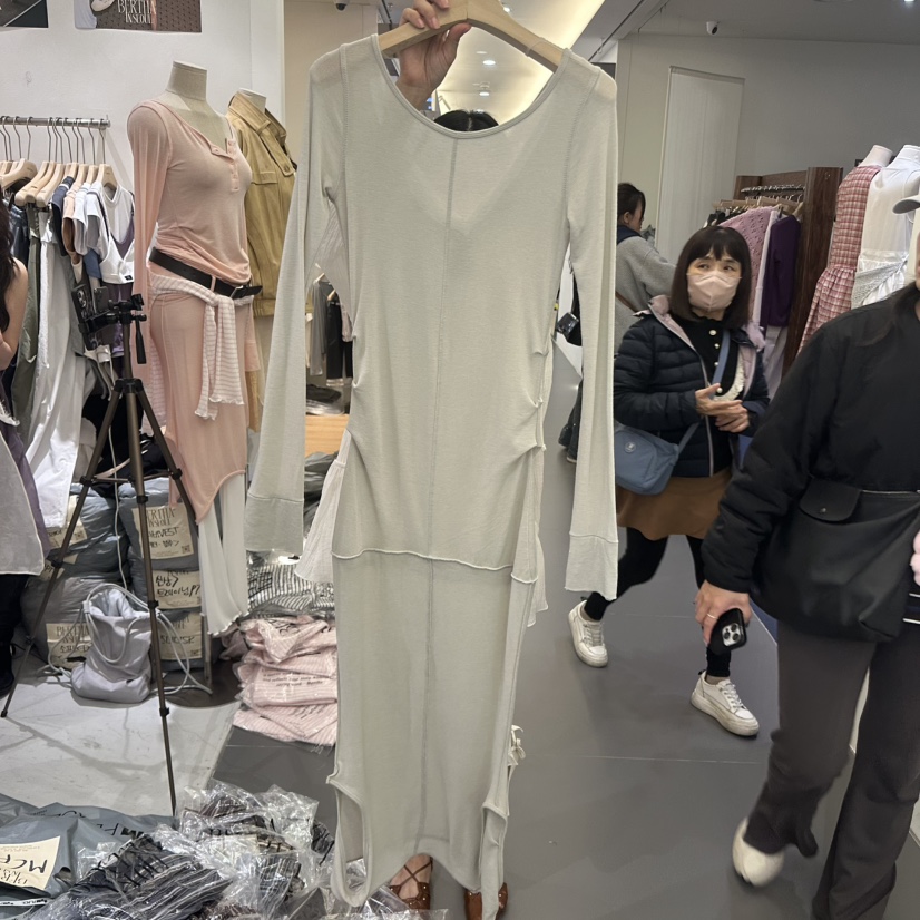 BERTHA韓國東大門直郵女裝新品推薦人氣職業連衣裙不含腰帶BERTHA連衣裙