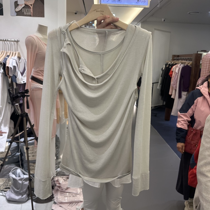 BERTHA韓國東大門直郵女裝新品推薦人氣職業連衣裙不含腰帶BERTHA連衣裙