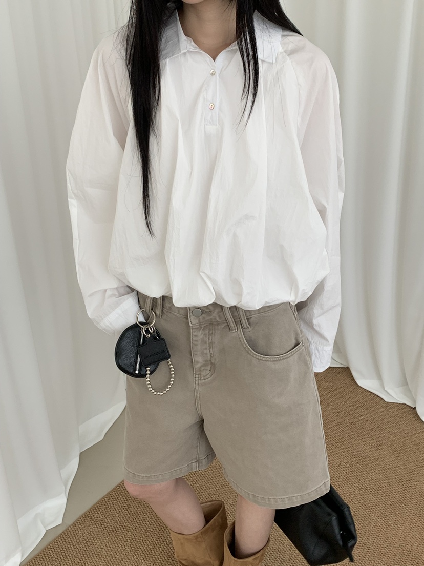 RIVER RAIN韓國東大門代購女士新款26春夏熱賣襯衫蕾絲衫RIVER RAIN襯衫/蕾絲衫