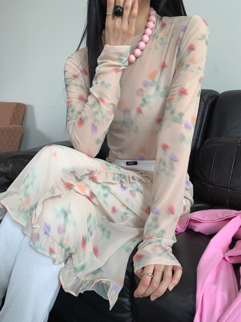 JKICHI韓國東大門直郵女士新品休閑熱賣時尚人氣襯衫蕾絲衫JKICHI襯衫/蕾絲衫