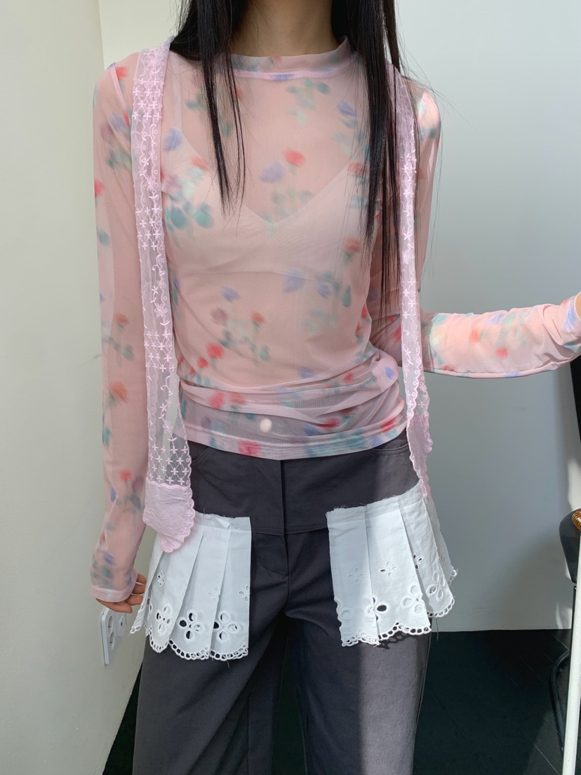 JKICHI韓國東大門直郵女士新品休閑熱賣時尚人氣襯衫蕾絲衫JKICHI襯衫/蕾絲衫