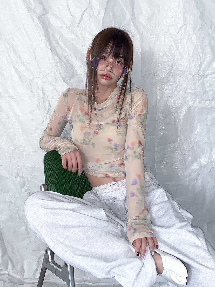 JKICHI韓國東大門直郵女士新品休閑熱賣時尚人氣襯衫蕾絲衫JKICHI襯衫/蕾絲衫圖色1