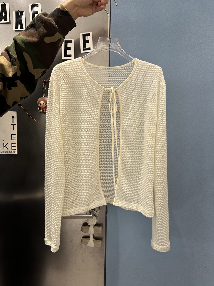 TAKE TEE韓國代購女士新款熱賣人氣休閑26春夏針織衫開衫TAKE TEE針織衫圖色1