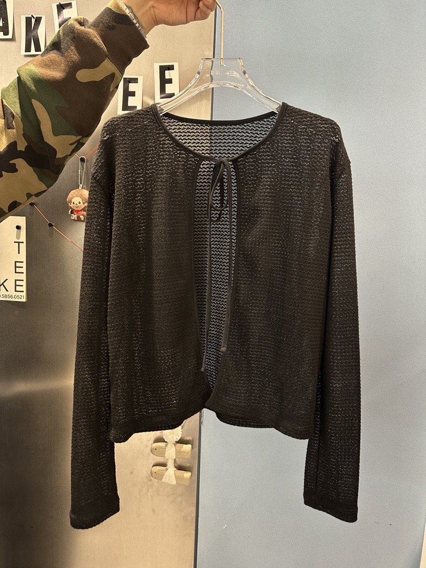 TAKE TEE韓國代購女士新款熱賣人氣休閑26春夏針織衫開衫TAKE TEE針織衫圖色2