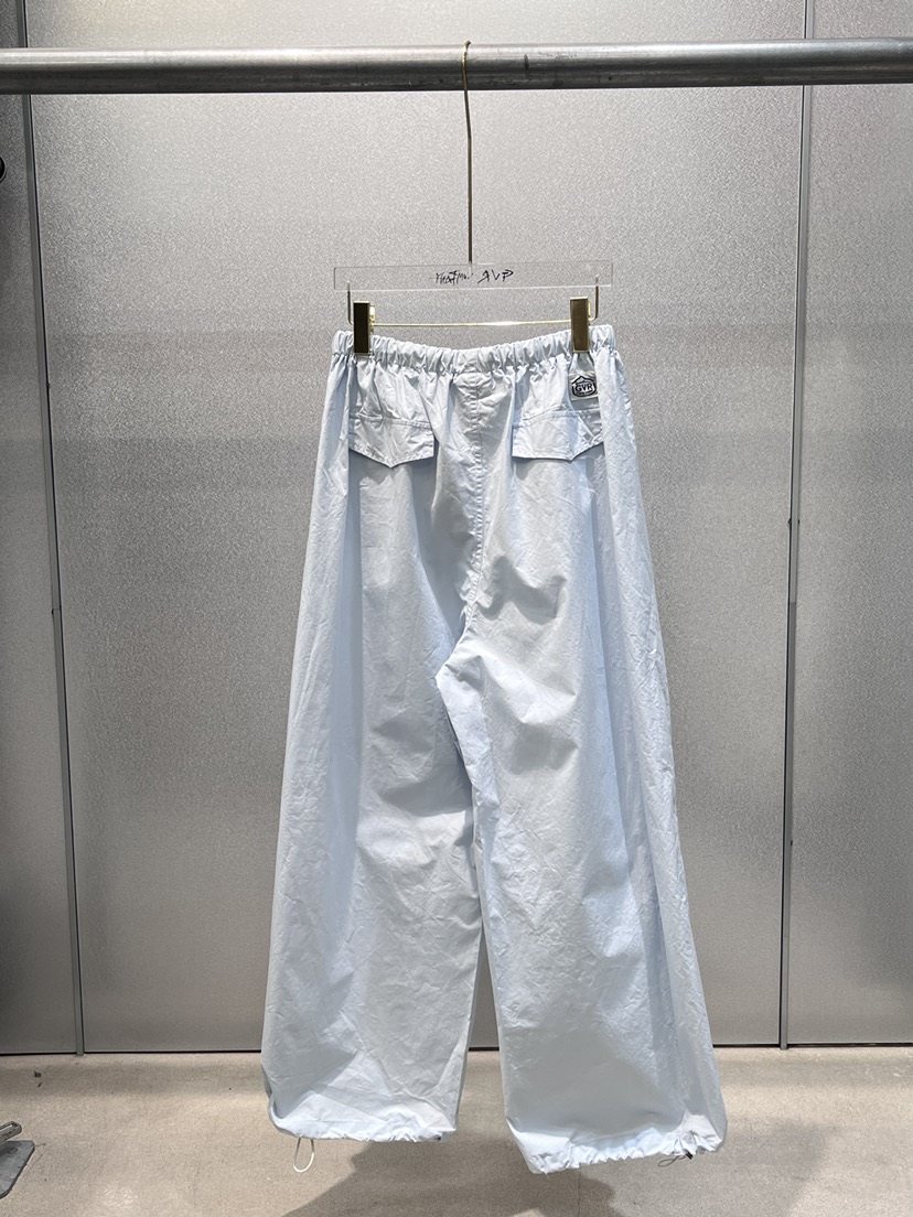 GVR COMPANY/RAWOO韓國東大門直郵女士新品26春夏休閑褲水洗褶裥GVR COMPANY/RAWOO休閑褲