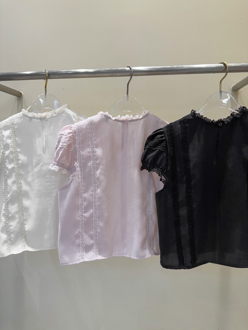 81 MARKET-L韓國東大門代購女士新品休閑推薦襯衫蕾絲衫81 MARKET-L襯衫/蕾絲衫