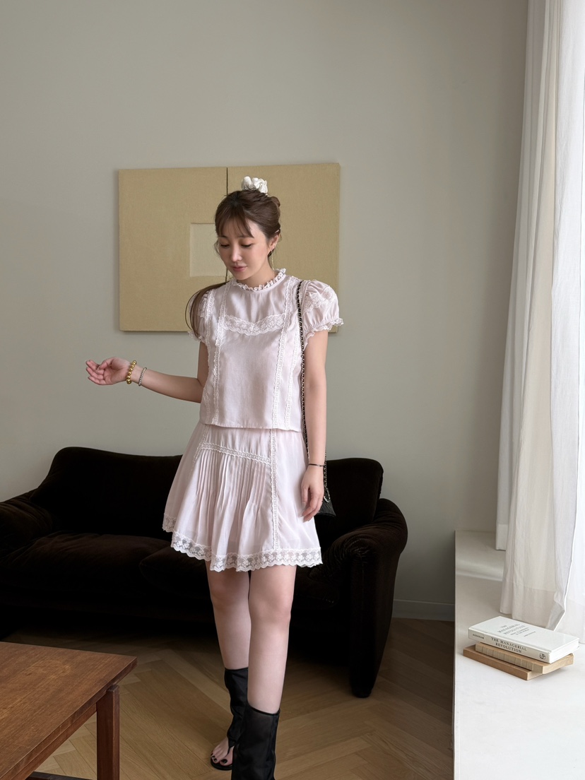 81 MARKET-L韓國東大門代購女士新品休閑推薦襯衫蕾絲衫81 MARKET-L襯衫/蕾絲衫