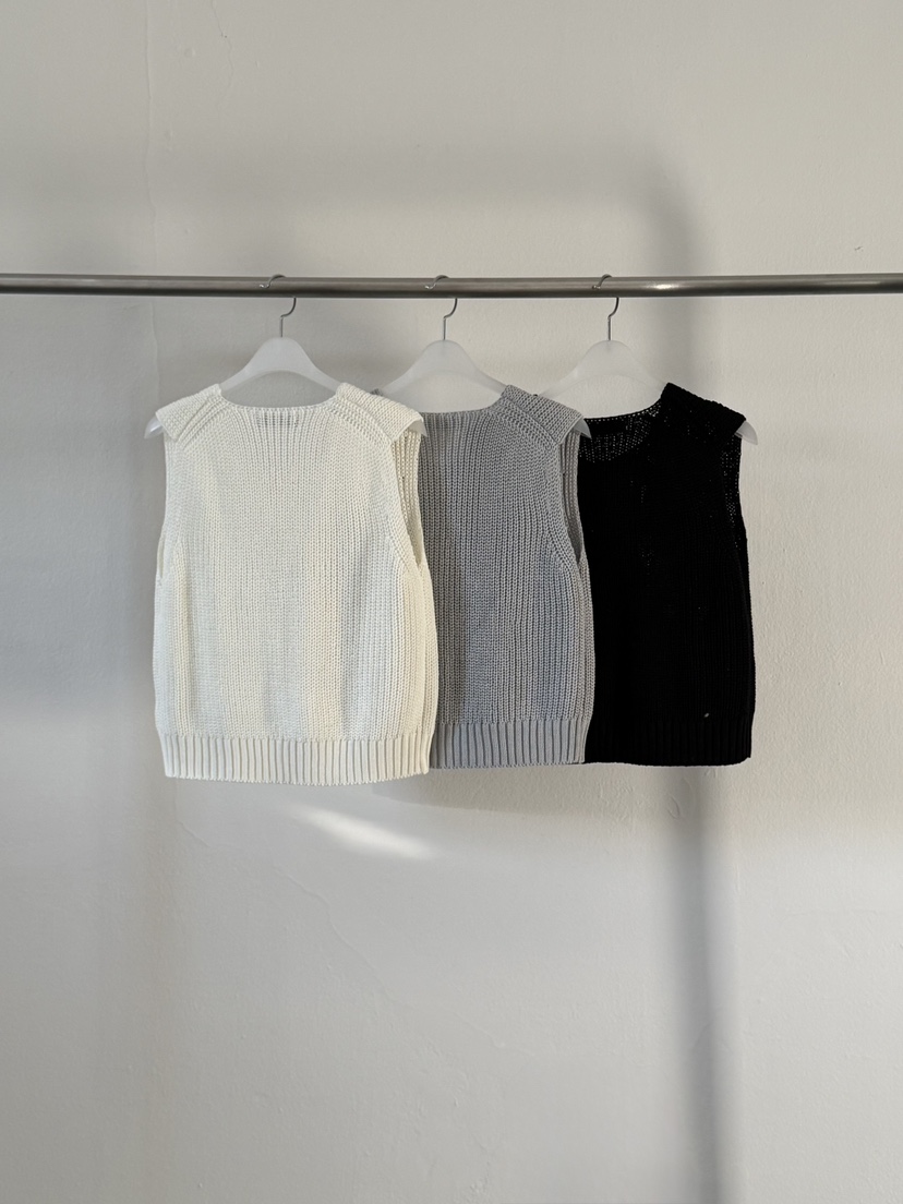 RIVER RAIN韓國直郵女士新款推薦休閑人氣26春夏馬甲開衫RIVER RAIN馬甲