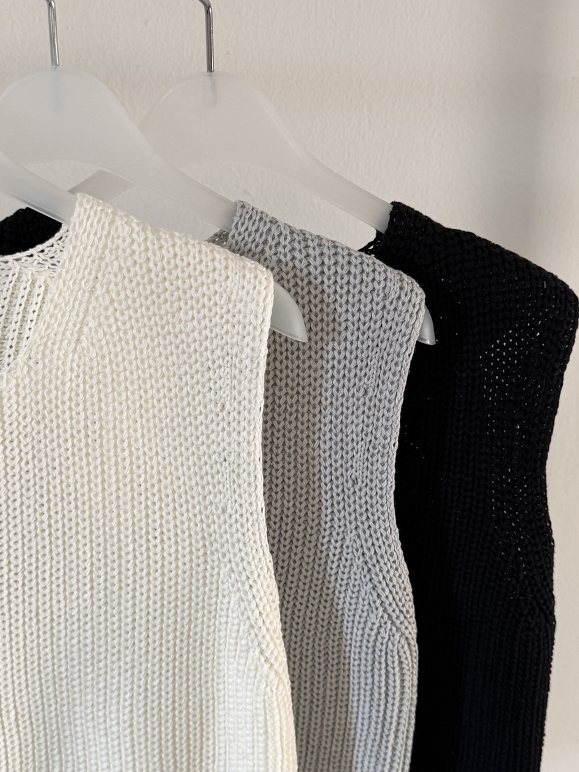 RIVER RAIN韓國直郵女士新款推薦休閑人氣26春夏馬甲開衫RIVER RAIN馬甲