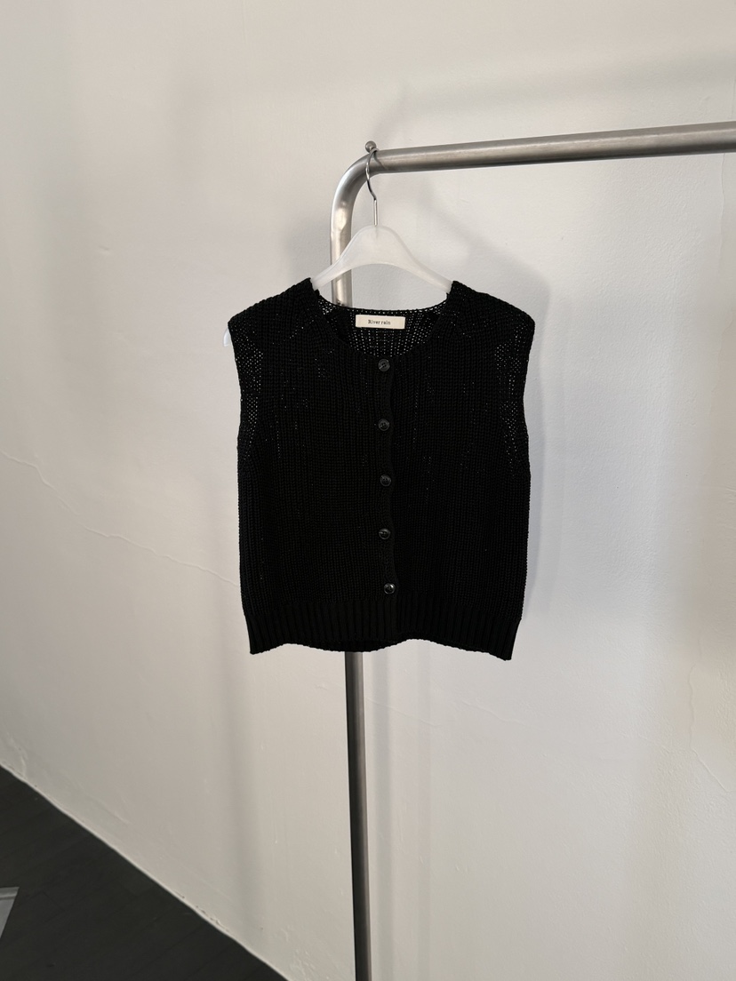 RIVER RAIN韓國直郵女士新款推薦休閑人氣26春夏馬甲開衫RIVER RAIN馬甲圖色3