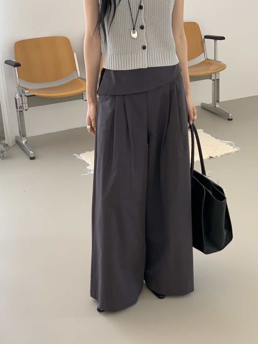 RIVER RAIN韓國東大門直郵女裝新品熱賣推薦26春夏休閑褲RIVER RAIN休閑褲