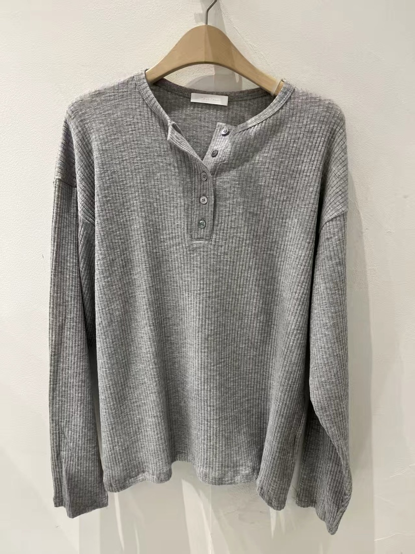 TALK TALK韓國直郵實拍女裝新款熱賣人氣時尚職業長袖T恤TALK TALK長袖T恤圖色1