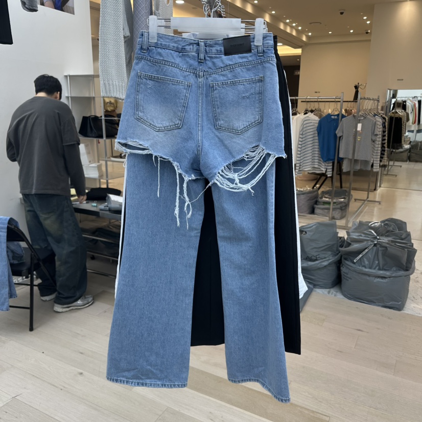 MAINT韓國直郵實拍女士新品26春夏熱賣時尚推薦人氣牛仔褲MAINT牛仔褲