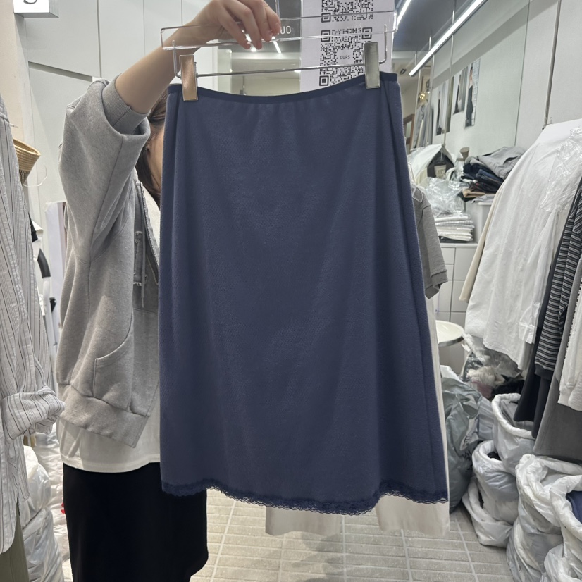 OURS韓國東大門代購女士新款職業時尚26春夏半身裙中短裙鏤空OURS半身裙/中短裙