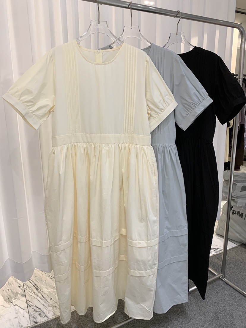 FABRIC韓國代購女士新品熱賣26春夏時尚推薦休閑職業連衣裙FABRIC連衣裙