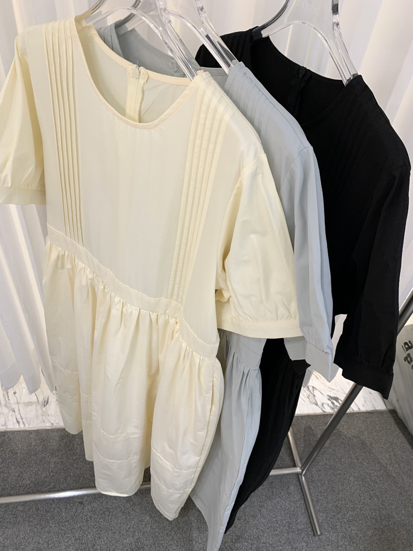 FABRIC韓國代購女士新品熱賣26春夏時尚推薦休閑職業連衣裙FABRIC連衣裙