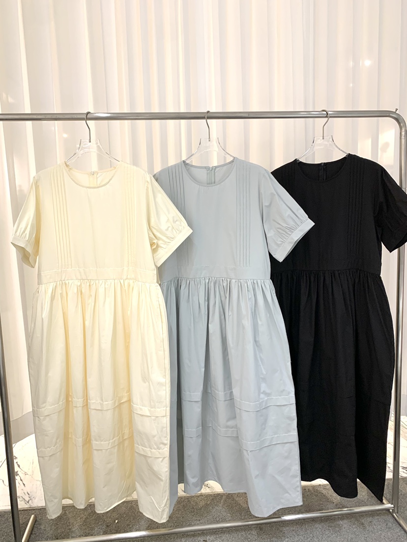 FABRIC韓國代購女士新品熱賣26春夏時尚推薦休閑職業連衣裙FABRIC連衣裙圖色2左二色