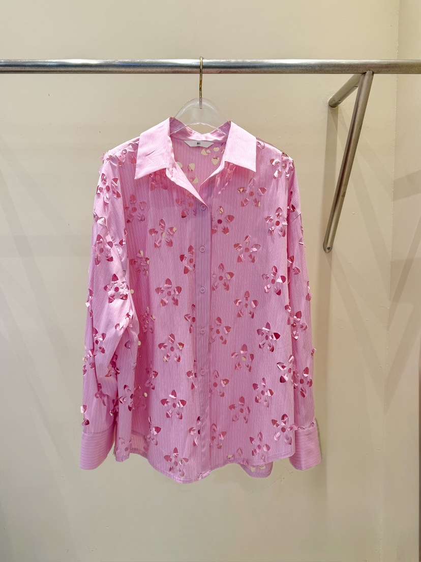 81 MARKET-L韓國直郵實拍女裝新品推薦時尚人氣襯衫蕾絲衫81 MARKET-L襯衫/蕾絲衫圖色1