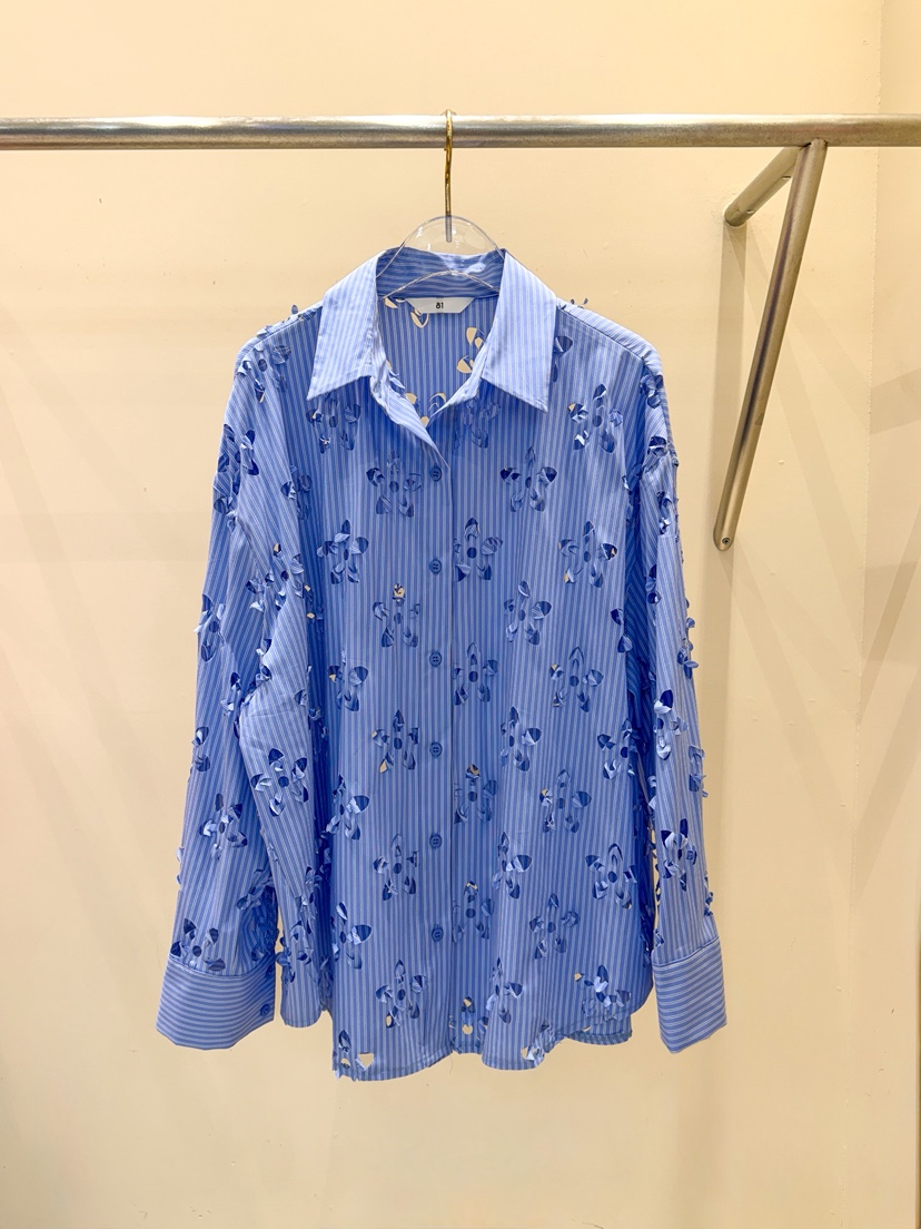 81 MARKET-L韓國直郵實拍女裝新品推薦時尚人氣襯衫蕾絲衫81 MARKET-L襯衫/蕾絲衫圖色2