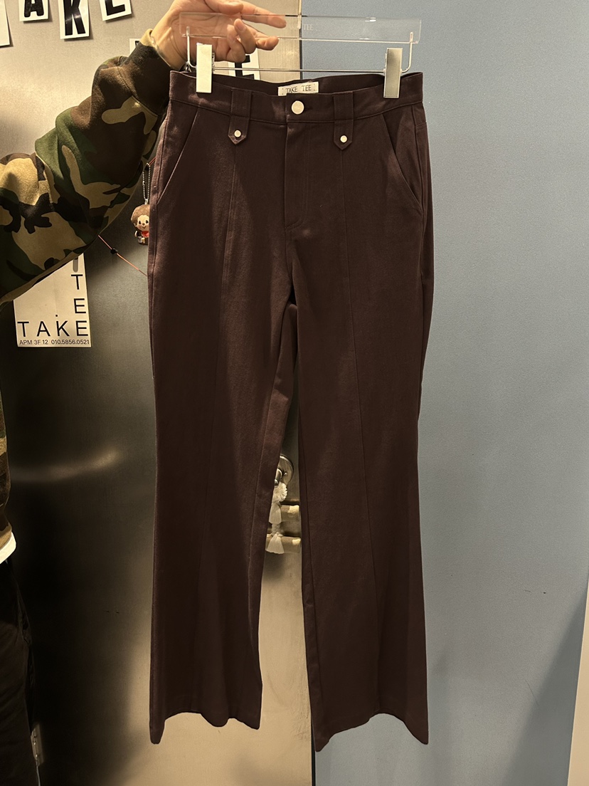 TAKE TEE韓國東大門代購女裝新款人氣職業時尚26春夏休閑褲TAKE TEE休閑褲圖色1