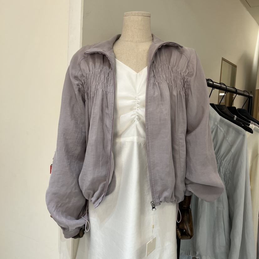 OBJET/LOVEUSU韓國直郵實拍女裝新款時尚休閑推薦人氣夾克OBJET/LOVEUSU夾克圖色2