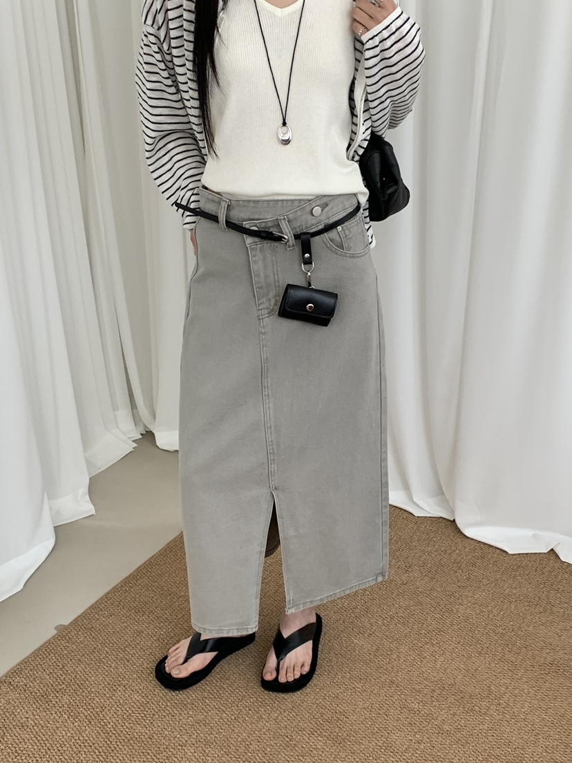 RIVER RAIN韓國東大門直郵女裝新品職業熱賣休閑人氣長裙RIVER RAIN長裙