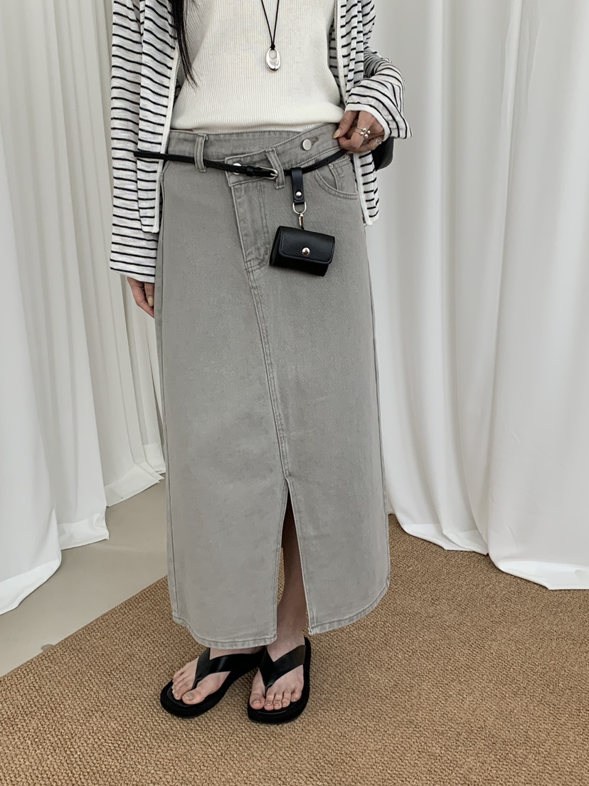 RIVER RAIN韓國東大門直郵女裝新品職業熱賣休閑人氣長裙RIVER RAIN長裙