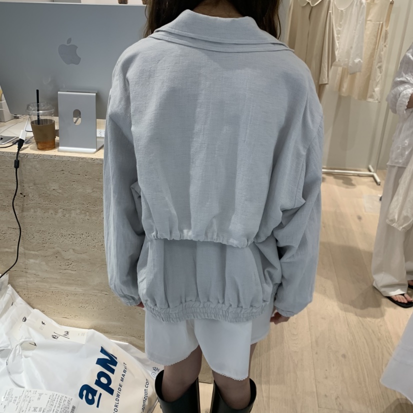 LIFFEY韓國直郵女士新款熱賣休閑推薦人氣職業26春夏夾克雙領LIFFEY夾克