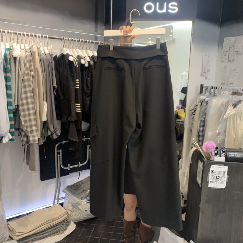 OUS/INCH-L韓國東大門代購女裝新品26春夏休閑休閑褲口袋OUS/INCH休閑褲