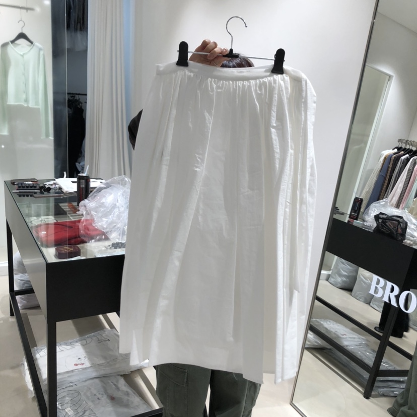 BROT韓國直郵女士新品26春夏時尚熱賣推薦半身裙中短裙棉BROT半身裙/中短裙