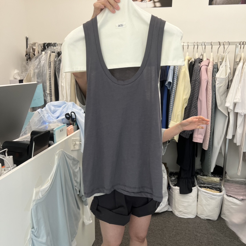 MAG韓國代購女士新品熱賣時尚26春夏推薦人氣職業吊帶背心MAG吊帶/背心圖色4