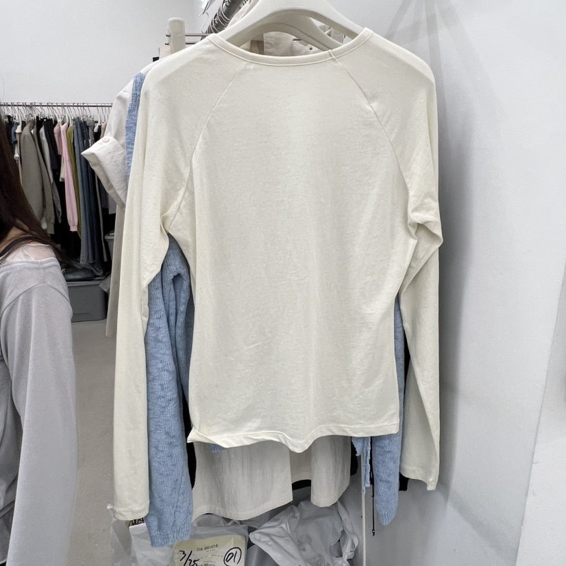 BREATHE韓國東大門直郵女士新款休閑推薦熱賣職業長袖T恤BREATHE長袖T恤