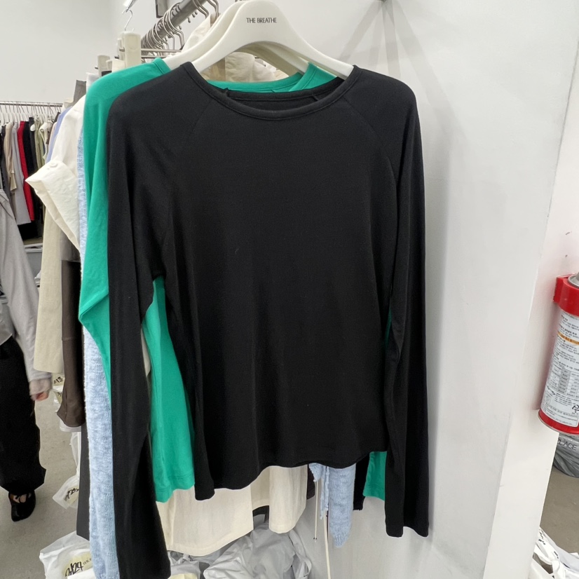 BREATHE韓國東大門直郵女士新款休閑推薦熱賣職業長袖T恤BREATHE長袖T恤圖色4