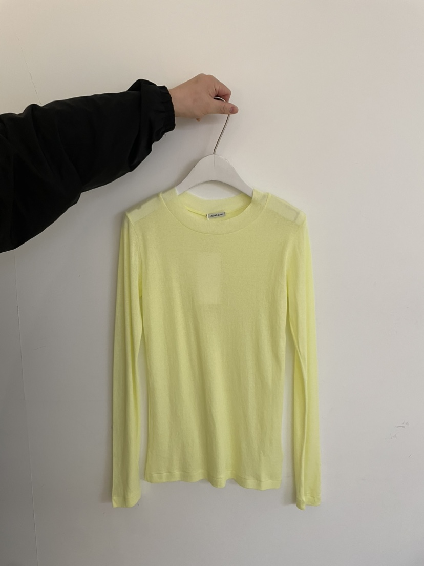 JEONG GAM STUDIOS韓國直郵實拍女裝新款休閑26春夏長袖T恤JEONG GAM STUDIOS長袖T恤圖色3