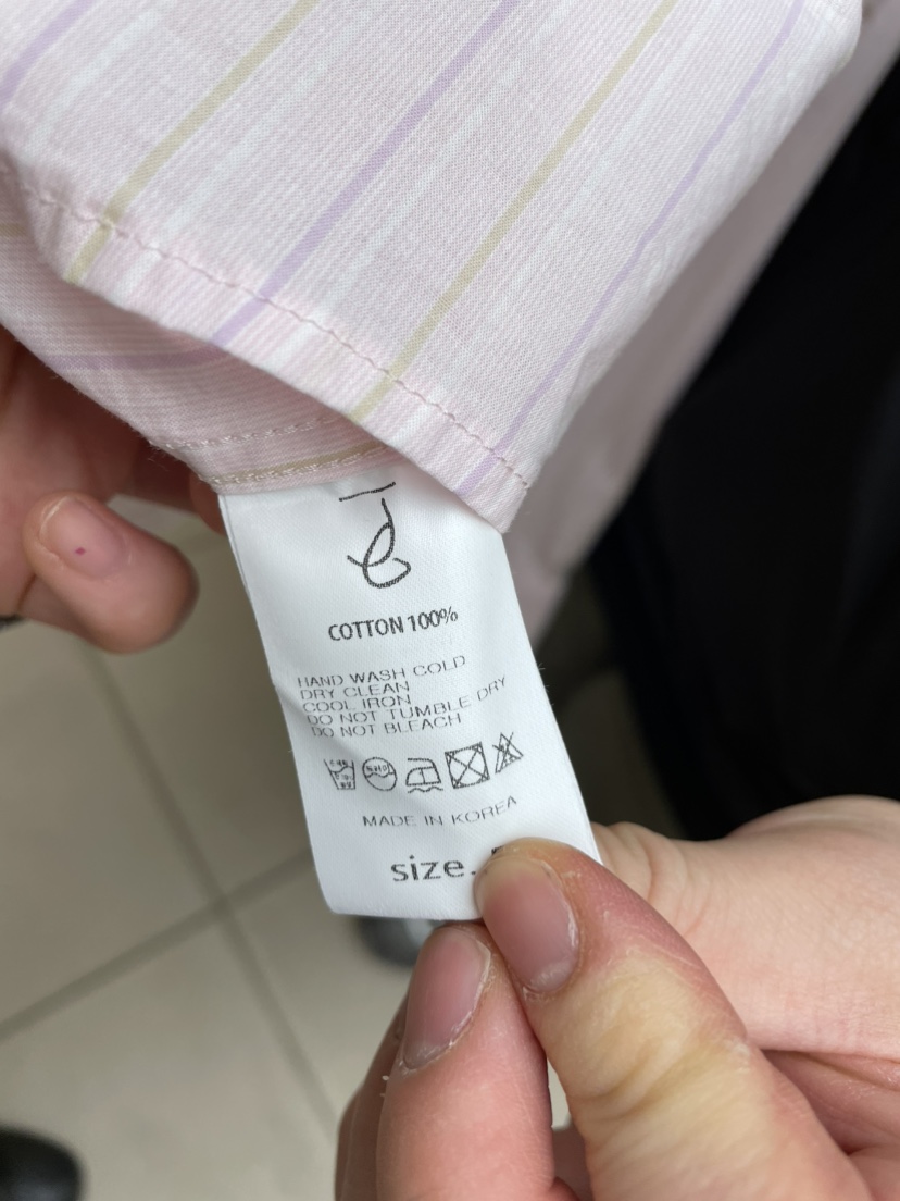 JEONG GAM STUDIOS韓國東大門代購女士新款職業襯衫蕾絲衫條紋JEONG GAM STUDIOS襯衫/蕾絲衫