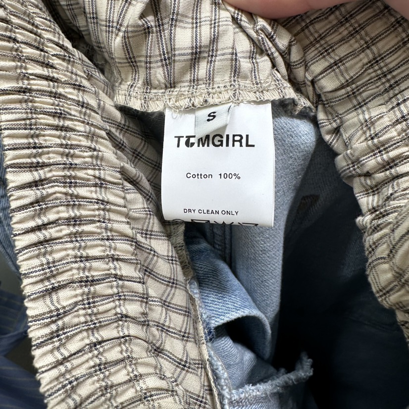 TOMGIRL韓國東大門代購女裝新品職業26春夏人氣熱賣牛仔褲TOMGIRL牛仔褲