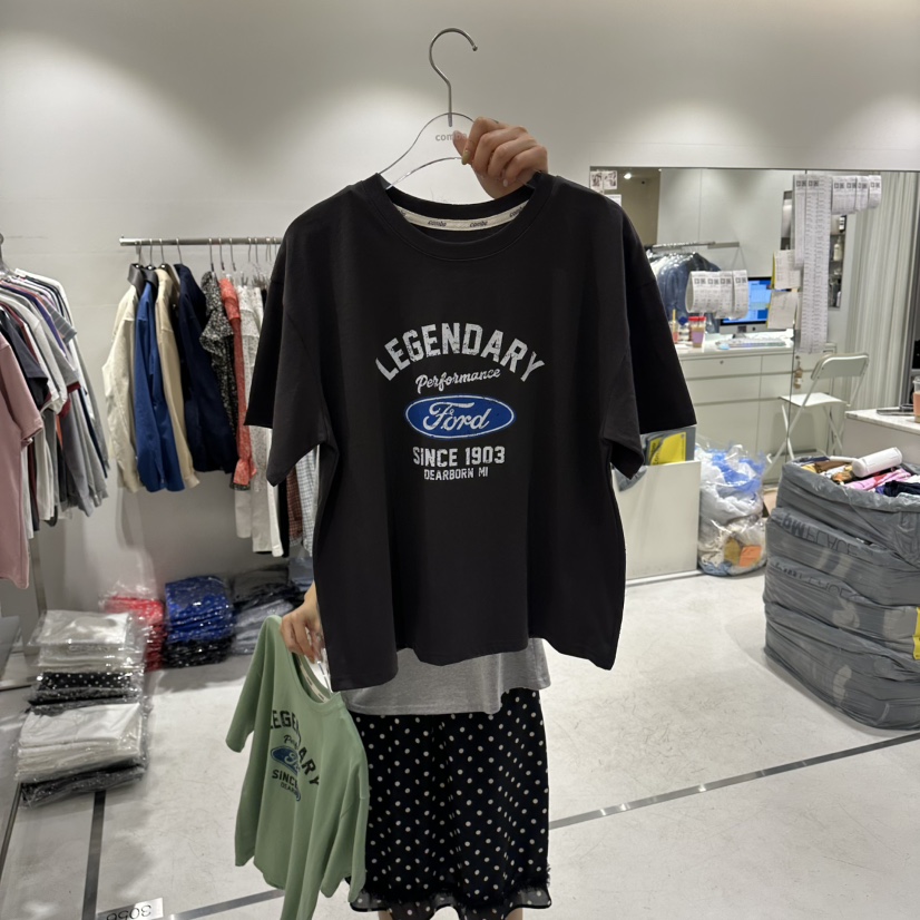 COMBO韓國代購女裝新款休閑職業熱賣推薦26春夏人氣時尚T恤COM_BOT恤圖色2