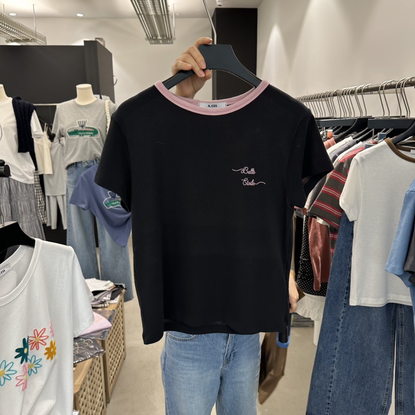 A.CES韓國東大門直郵女士新款推薦職業休閑時尚熱賣人氣T恤A.CEST恤圖色3