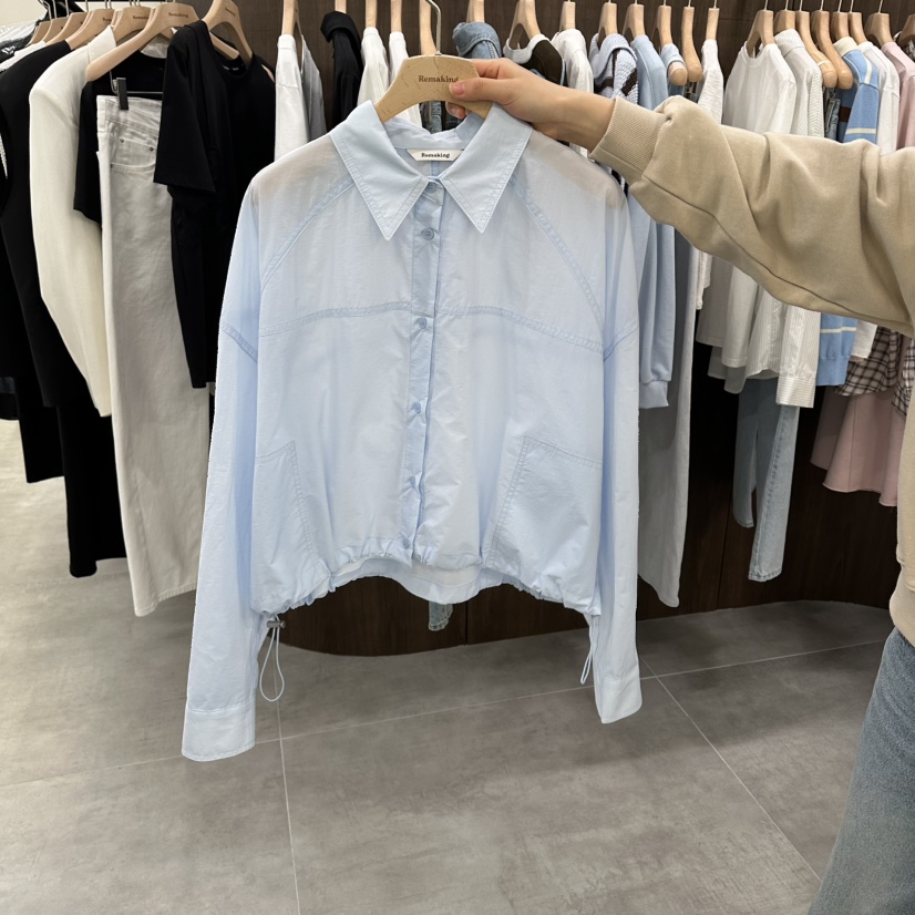 URBANSTORY/REMAKING韓國直郵女士新款推薦職業襯衫蕾絲衫Remaking/URBANSTORY襯衫/蕾絲衫圖色1