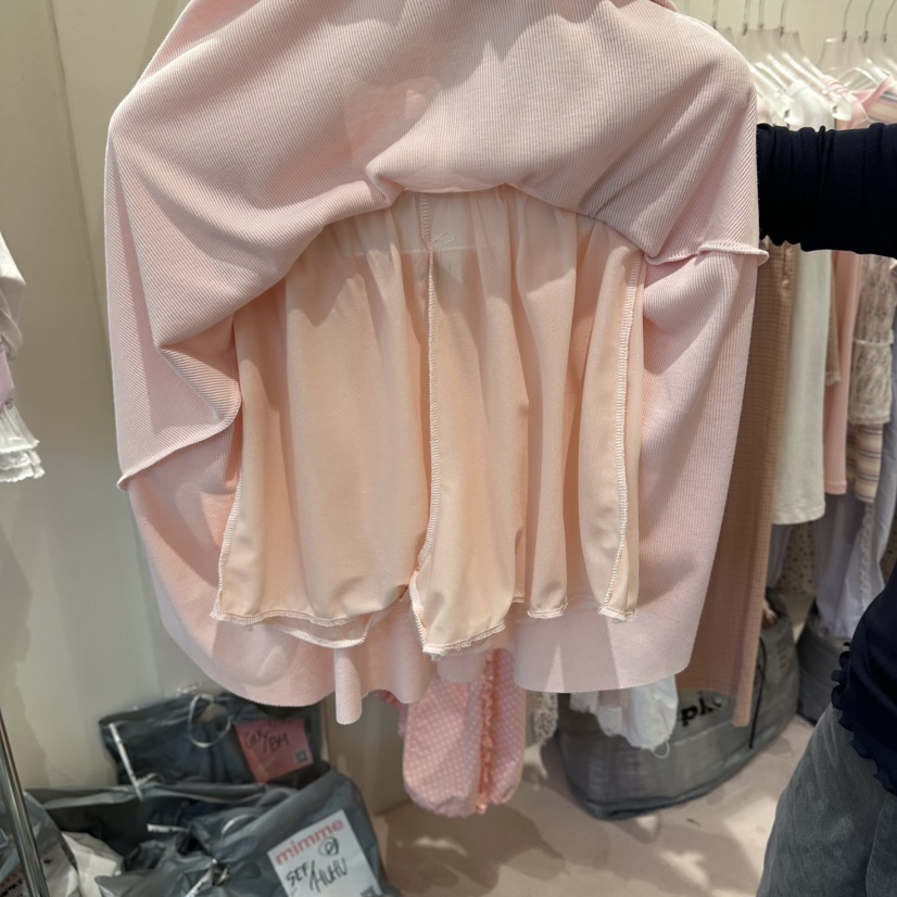 MIMME/LOOKK韓國直郵實拍女裝新品時尚套裝兩件套連帽衫套裝羅紋MIMME/LOOKK套裝